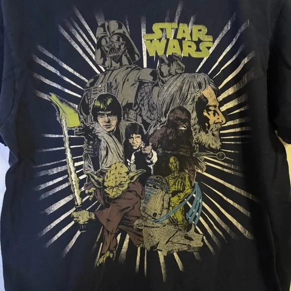 Vintage Star Wars Graphic Tee Fruit of the Loom Heavy Cotton Men’s Medium - Picture 2 of 7
